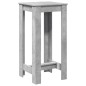 vidaXL Bartisch Betongrau 51x50x103,5 cm Holzwerkstoff vidaXL Bartisch Betongrau 51x50x103,5 cm Holzwerkstoff