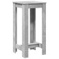 vidaXL Bartisch Betongrau 51x50x103,5 cm Holzwerkstoff vidaXL Bartisch Betongrau 51x50x103,5 cm Holzwerkstoff