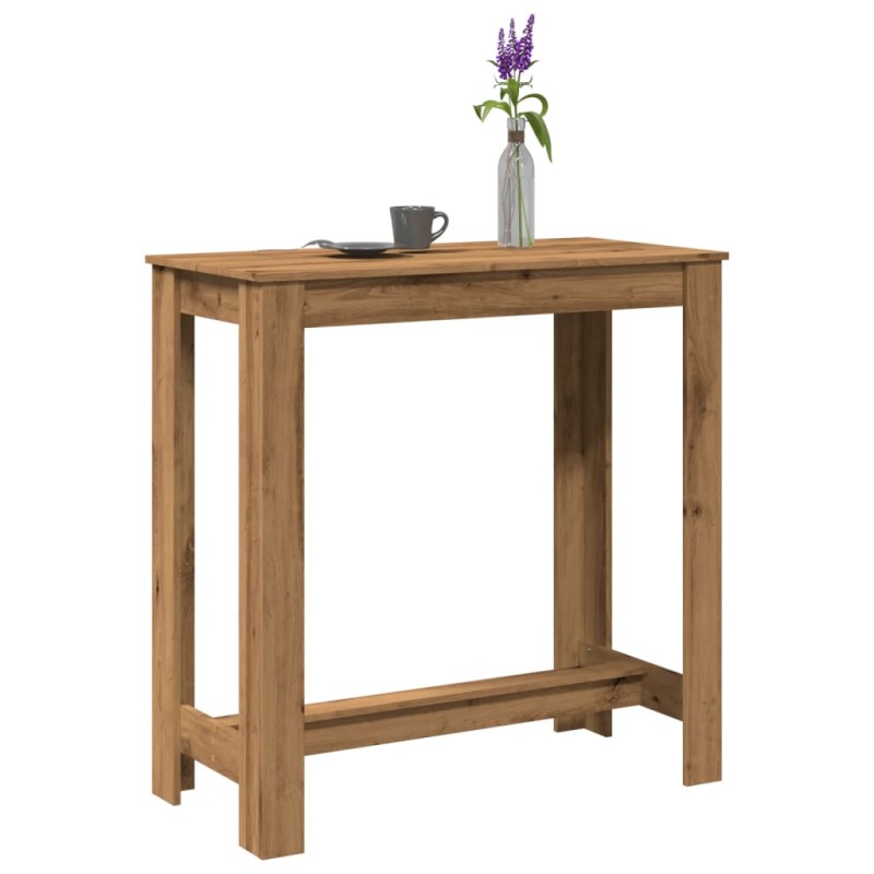 vidaXL Bartisch Artisan-Eiche 102x50x103,5 cm Holzwerkstoff vidaXL Bartisch Artisan-Eiche 102x50x103,5 cm Holzwerkstoff