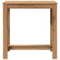 vidaXL Bartisch Artisan-Eiche 102x50x103,5 cm Holzwerkstoff vidaXL Bartisch Artisan-Eiche 102x50x103,5 cm Holzwerkstoff