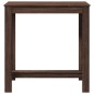 vidaXL Bartisch Braun Eichen-Optik 102x50x103,5 cm Holzwerkstoff vidaXL Bartisch Braun Eichen-Optik 102x50x103,5 cm Holzwerkstoff