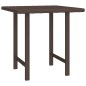 vidaXL Garten-Beistelltische 3 Stk. Braun Poly Rattan vidaXL Garten-Beistelltische 3 Stk. Braun Poly Rattan