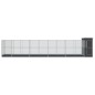 vidaXL Voliere mit Erweiterung Silbern 1037x203x216 cm Stahl vidaXL Voliere mit Erweiterung Silbern 1037x203x216 cm Stahl