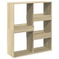 vidaXL Bücherregal/Raumteiler Sonoma-Eiche 100x33x115 cm vidaXL Bücherregal/Raumteiler Sonoma-Eiche 100x33x115 cm