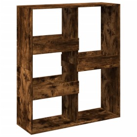 vidaXL Bücherregal/Raumteiler Räuchereiche 100x33x115 cm