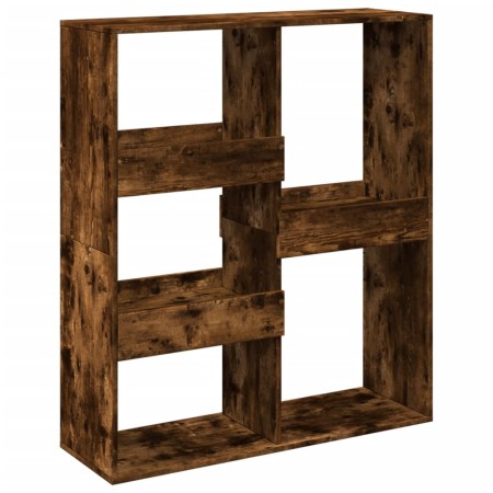 vidaXL Bücherregal/Raumteiler Räuchereiche 100x33x115 cm