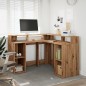 vidaXL LED-Schreibtisch Artisan-Eiche 130x130x91 Holzwerkstoff vidaXL LED-Schreibtisch Artisan-Eiche 130x130x91 Holzwerkstoff