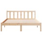 vidaXL Massivholzbett Extra Lang ohne Matratze 160x210 Kiefernholz vidaXL Massivholzbett Extra Lang ohne Matratze 160x210 Kiefernholz