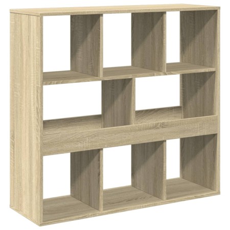 vidaXL Bücherregal/Raumteiler Sonoma-Eiche 100x33x94,5 cm