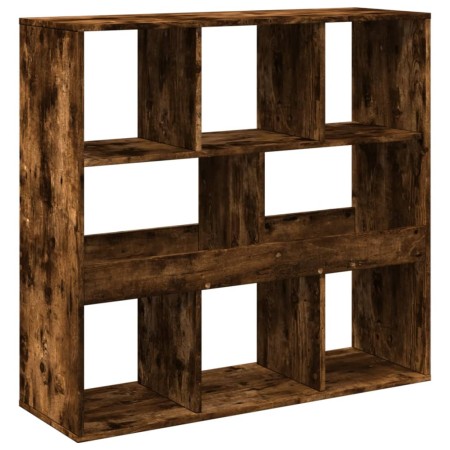 vidaXL Bücherregal/Raumteiler Räuchereiche 100x33x94,5 cm