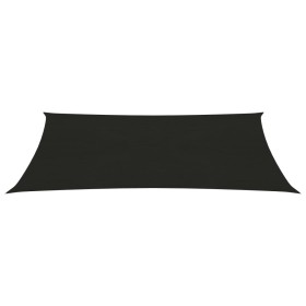 vidaXL Sonnensegel 160 g/m² Schwarz 5x8 m HDPE
