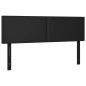 vidaXL Kopfteile 2 Stk. Schwarz 72x5x78/88 cm Kunstleder
