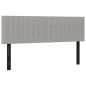 vidaXL Kopfteile 2 Stk. Hellgrau 72x5x78/88 cm Stoff vidaXL Kopfteile 2 Stk. Hellgrau 72x5x78/88 cm Stoff