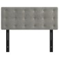 vidaXL Kopfteil Hellgrau 100x5x78/88 cm Samt vidaXL Kopfteil Hellgrau 100x5x78/88 cm Samt