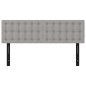 vidaXL Kopfteile 2 Stk. Hellgrau 72x5x78/88 cm Stoff vidaXL Kopfteile 2 Stk. Hellgrau 72x5x78/88 cm Stoff