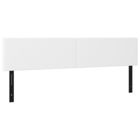 vidaXL Kopfteile 2 Stk. Weiß 100x5x78/88 cm Kunstleder