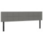 vidaXL Kopfteile 2 Stk. Dunkelgrau 80x5x78/88 cm Stoff vidaXL Kopfteile 2 Stk. Dunkelgrau 80x5x78/88 cm Stoff