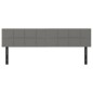 vidaXL Kopfteile 2 Stk. Dunkelgrau 80x5x78/88 cm Stoff vidaXL Kopfteile 2 Stk. Dunkelgrau 80x5x78/88 cm Stoff