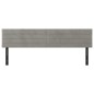 vidaXL Kopfteile 2 Stk. Hellgrau 100x5x78/88 cm Samt vidaXL Kopfteile 2 Stk. Hellgrau 100x5x78/88 cm Samt