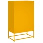 vidaXL Highboard Senfgelb 68x39x111,5 cm Kaltgewalzter Stahl vidaXL Highboard Senfgelb 68x39x111,5 cm Kaltgewalzter Stahl