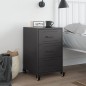vidaXL Nachttisch Schwarz 36x39x59 cm Stahl vidaXL Nachttisch Schwarz 36x39x59 cm Stahl