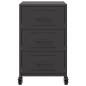 vidaXL Nachttisch Schwarz 36x39x59 cm Stahl vidaXL Nachttisch Schwarz 36x39x59 cm Stahl