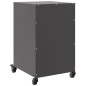 vidaXL Nachttisch Schwarz 36x39x59 cm Stahl vidaXL Nachttisch Schwarz 36x39x59 cm Stahl