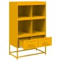 vidaXL Highboard Senfgelb 68,5x39x111,5 cm Kaltgewalzter Stahl vidaXL Highboard Senfgelb 68,5x39x111,5 cm Kaltgewalzter Stahl