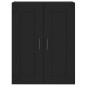 Highboard Schwarz 69,5x34x180 cm Holzwerkstoff Highboard Schwarz 69,5x34x180 cm Holzwerkstoff