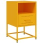 vidaXL Nachttisch Senfgelb 36x39x60,5 cm Stahl vidaXL Nachttisch Senfgelb 36x39x60,5 cm Stahl