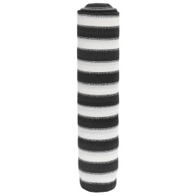 vidaXL Zaunblende Anthrazit und Weiß 1,2x10 m HDPE 75 g/m²