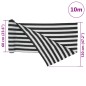 vidaXL Zaunblende Anthrazit und Weiß 1,2x10 m HDPE 75 g/m² vidaXL Zaunblende Anthrazit und Weiß 1,2x10 m HDPE 75 g/m²