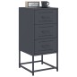 vidaXL Nachttische 2 Stk. Anthrazit 36x39x78 cm Stahl vidaXL Nachttische 2 Stk. Anthrazit 36x39x78 cm Stahl