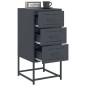 vidaXL Nachttische 2 Stk. Anthrazit 36x39x78 cm Stahl vidaXL Nachttische 2 Stk. Anthrazit 36x39x78 cm Stahl