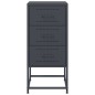 vidaXL Nachttische 2 Stk. Anthrazit 36x39x78 cm Stahl vidaXL Nachttische 2 Stk. Anthrazit 36x39x78 cm Stahl
