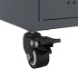 vidaXL TV-Schrank Anthrazit 68x39x43,5 cm Kaltgewalzter Stahl vidaXL TV-Schrank Anthrazit 68x39x43,5 cm Kaltgewalzter Stahl