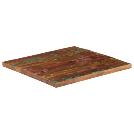 vidaXL Tischplatte 70x70x2,5 cm Quadratisch Altholz Massiv