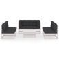 vidaXL 7-tlg. Garten-Lounge-Set mit Kissen Kiefer Massivholz vidaXL 7-tlg. Garten-Lounge-Set mit Kissen Kiefer Massivholz