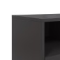 vidaXL TV-Schrank Schwarz 68x39x43,5 cm Kaltgewalzter Stahl vidaXL TV-Schrank Schwarz 68x39x43,5 cm Kaltgewalzter Stahl