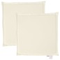 vidaXL Garten-Sitzkissen 2 Stk. Creme 45x45x2 cm Quadratisch vidaXL Garten-Sitzkissen 2 Stk. Creme 45x45x2 cm Quadratisch