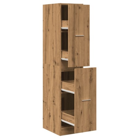 vidaXL Apothekerschrank Artisan-Eiche 30x41x144,5 cm Holzwerkstoff