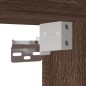 vidaXL Wand-Nachttische mit LED-Leuchten 2 Stk. Braun Eichen-Optik vidaXL Wand-Nachttische mit LED-Leuchten 2 Stk. Braun Eichen-Optik