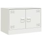 vidaXL TV-Schrank Weiß 67x39x44 cm Stahl vidaXL TV-Schrank Weiß 67x39x44 cm Stahl
