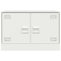 vidaXL TV-Schrank Weiß 67x39x44 cm Stahl vidaXL TV-Schrank Weiß 67x39x44 cm Stahl