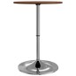 vidaXL Bartisch Dunkelbraun Ø50x89,5 cm Massivholz Eiche vidaXL Bartisch Dunkelbraun Ø50x89,5 cm Massivholz Eiche