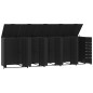 vidaXL Mülltonnenbox für 5 Tonnen Schwarz 345x79x117 cm Stahl vidaXL Mülltonnenbox für 5 Tonnen Schwarz 345x79x117 cm Stahl