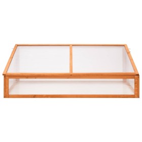 vidaXL Gewächshaus Orange 110x58,5x39 cm Tannenholz