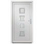 vidaXL Haustür Weiß 98x190 cm PVC vidaXL Haustür Weiß 98x190 cm PVC