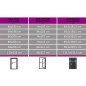 vidaXL Haustür Weiß 110x210 cm PVC vidaXL Haustür Weiß 110x210 cm PVC