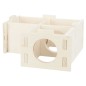 TRIXIE Nagerhaus mit 3 Kammern 30x12x30 cm Holz TRIXIE Nagerhaus mit 3 Kammern 30x12x30 cm Holz